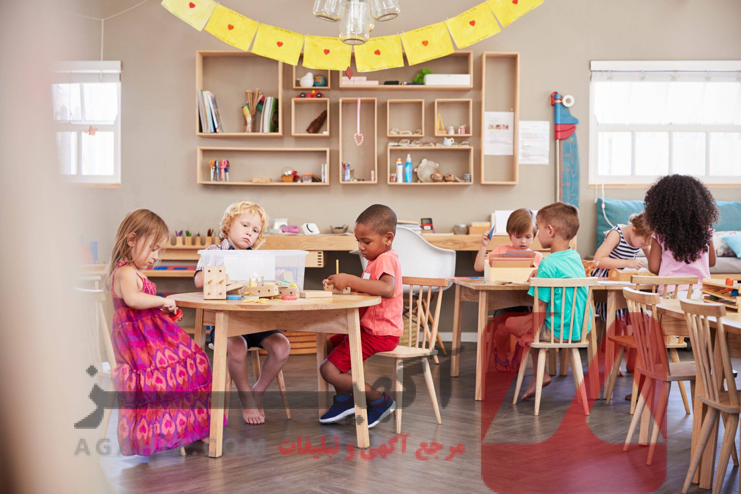 پیش‌دبستانی با برنامه‌های آموزشی Montessori